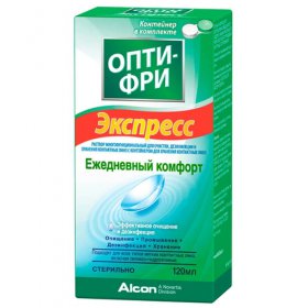 Opti-Free Express 120ml (с контейнером)